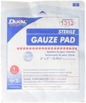 Dukal Corporation 8192 Sterile Gauze Pads, 3x3, 12 Ply, 100 per Box, White