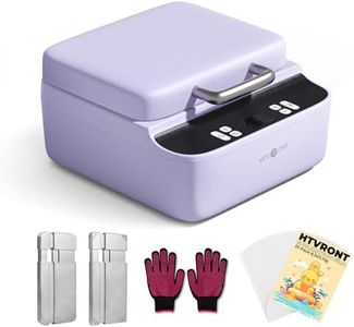 HTVRONT Phone Case Heat Press Machine Compatible with iPhone & Android - H17 Phone Case Heat Press with 3D Vacuum Heat, Precise Temperature Sublimation Phone Case Press Machine for Badges, Coaster