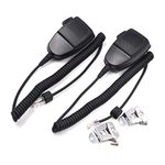 (2-Pack) RJ45 8-pin Handheld Speaker Mic Microphone for Motorola Mobile Radio GM338 GM300 CM200 GM3188 GM950 Cdm1250 Cdm750 Walkie Talkie HMN3596A HMN1035 HMN1036