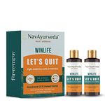 NavAyurveda Winlife Let's Quit Ayurvedic Deaddiction Drops with 15 Medicinal Herbs - 30ml each
