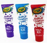 Crayola Bathtub Finger Paint Soap 3 Pack New Vibrant Colors