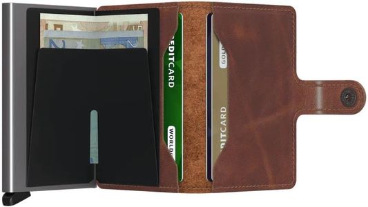 Secrid Miniwallet – Vintage Brown Leather RFID Wallet