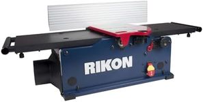 RIKON Power Tools 8" Benchtop Jointer with Helical Style carbide Cutter Head & SP Coated Aluminum Table.…