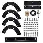 Mikatesi 72523-747-000 72522-747-000 72521-747-000 Snowblowers Rubber Paddle Auger Kit with 76322-747-A10 Scraper & Hardware Kit for Honda HS521 HS561 Snow Blowers