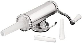 Avanti Sausage Maker with 3 Filling Nozzles, Silver, (Sausage Size) 15mm, 19mm and 22mm