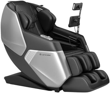 Lifevibe VAT Massage Chair Full Body VibroAcoustic Sonic Wave, SL-Track Zero Gravity Recliner with 25 Auto Modes, Smart Body Scan, Extendable Footrest, Reading Lamp, Black