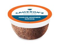 Cameron's Coffee Single Serve Pods, Flavored, Highlander Grog, 32 Count (Pack of 1)