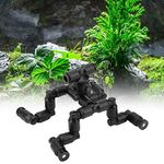 Zerodis Reptiles Mist Sprinkler Rainforest Tank Cooling Nozzle Adjustable Pet Reptile Forest Super Fogger Mist System Cooling System Black for Tropical Forest