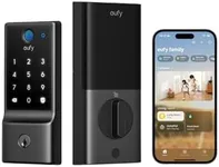 eufy Smart Lock E30, Fingerprint Keyless Entry Door Lock with Apple Home Ecosystem, Built-in Wi-Fi Deadbolt, Smart Door Lock for Front Door or Back, Supports Apple Home, Alexa, Google
