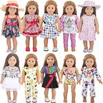 AugFrog 15 PSC American Doll Accessories Gifts Include 18" Doll Clothes, Hats for American Girl Dolls, Our Generation Dolls Clothes and My Life Dolls Clothes。