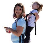 Piggyback Rider Scout - Standing Child Toddler Carrier Backpack for Hiking Trails, Camping, Fitness Travel