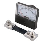 Baomain DH-670 DC 100A Analog Amp Panel Meter Current Ammeter with 75mV Shunt