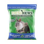 Fresh News Paper Small Animal Litter, 10,000cc Gray 1 Count (Pack of 1)