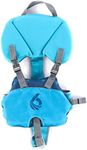 Level Six Puffer Baby Flotation Vest for Infants 9-25 lbs (Grotto Blue)