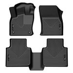 Husky Liners Weatherbeater Floor Mats | Fits 2018-2024 Volkswagen Tiguan | Front & 2nd Row, 3-pc Black - 95231