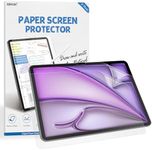 2 PACK Paperfeel Screen Protector for iPad Air 13 Inch M2 2024, Matte PET Film Compatible with Apple Pencil/Pro, Anti-Glare/Write and Draw Like on Paper