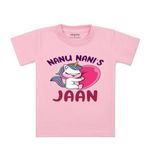 ARVESA Nana Nani Jaan TS-1267 Kids Tshirt for Baby Boy and Baby Girl Dress Pink