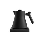 Fellow Corvo EKG Electric Kettle - Pour Over Coffee and Tea Pot, Quick Heating, Temperature Control and Built-In Brew Timer, Matte Black, 0.9 Liter