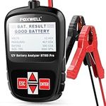 FOXWELL BT100 Pro Battery Tester 12V Automotive, Car Battery Tester, Battery Load Tester, 100-1100CCA Digital Battery Analyzer, Detect Health Faults, High-Precision for Car Marine Motorcycle Boat