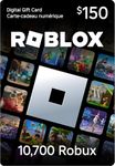 Roblox Digital Gift Code [Redeem Worldwide - Includes Exclusive Virtual Item] 10,700 Robux - PC [Online Game Code]