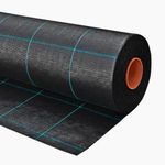 STP Limited Garden Weed Fabric Mat (50 Meters) – 10 Feet Wide, Heavy-Duty 110 GSM Landscape Weed Barrier – UV-Stabilized, Eco-Friendly & Breathable Ground Cover for Outdoor Garden & Landscaping