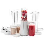 Tribest PB-250XL-A Kitchen Grinder & Personal Blender for Shakes and Smoothies with BPA-Free Portable Blender Cups, White