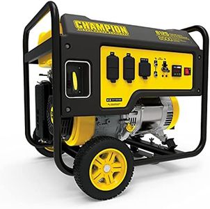 Champion Power Equipment 8125/6500-Watt Portable Generator with Wheel Kit Yellow