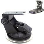 ChargerCity Car Windshield Strong Suction Cup Mount Radar Detector Holder for Escort Passport 9500ix 9500 8500 8500x50 x55 7500 S55 s75 s75g Solo S3 (Not Compatible with Model not Listed)