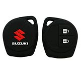 FourWheels Silicone Car Key Cover for Maruti Suzuki/Nexa Baleno, Swift, Car Navigator (Black) gps