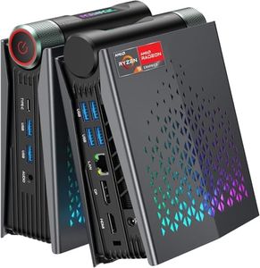 ACEMAGICIAN S3A Mini PC, AMD Ryzen 7 8745HS(8C/16T, up to 4.9GHz), 32GB DDR5 RAM 1TB PCle4.0 SSD, Mini Computer Support 8K@60z,HDMI+DP+Type C Tirple Display,USB4|WiFi 6|BT5.2|Office|Home|Casual Games