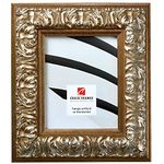 Craig Frames Barroco, 4x6 Picture Frame, Antique Silver