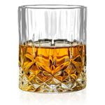 BHTHIM - Glass Whiskey Glasses Set (Opera, Pack of 4)