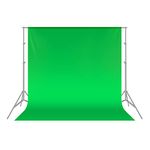 Neewer 6 x 9FT / 1.8 x 2.8M PRO Photo Studio 100% Pure Muslin Collapsible Backdrop Background for Photography,Video and Televison (Background ONLY) - Green