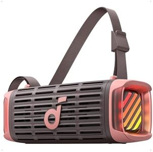 soundcore Boom 3i by Anker, Rugged Outdoor Speakers, IP68 Waterproof, Floating Playback, Saltwater Resistant, 50W Portable Speaker, Bluetooth 5.3, 16-Hour Playtime, TWS, Kayaking/Fishing/Camping