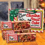 Claxton Fruit Cake 3-1 Lb. DARK - Shipped Direct From Claxton Bakery, Inc.