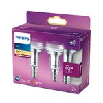 Philips LED Premium Classic R50 Reflector Light Bulb [E14 Small Edison Screw] 2.8W - 40W Equivalent, Warm White (2700K), Non Dimmable