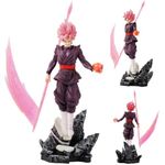 Blue Aura Goku Action Figure Limited Edition Height - 30CM Multicolour PVC Collectible Gifting (Goku Rose)