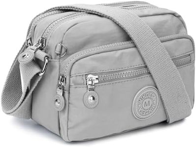 TEUEN Casual Borsa Tracolla Donna, Borsa a Spalla Borsetta in Nylon Impermeabile Crossbody Messaggero Borsa con Tracolla Regolabile Multitasche per Lavoro Sportiva Scuola Viaggio