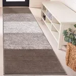 Vaukki Indoor Doormat Entryway Door Rug, Non Slip Absorbent Mud Trapper Mat Inside Floor Mat, Washable Small Door Carpet for Entryway (Coffee, 24''x71'')