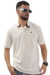 ADRO Mens Polo T Shirt –100% Cotton Polo Tshirt for Men | Solid Polo T-Shirt Regular fit | PN23-H-L1PLN-OW-2XL Off-White