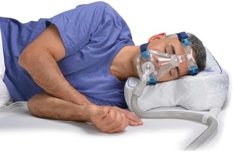Contour Products, CPAPMax 2.0 Pillow for Sleeping with CPAP Machine, Works for Side, Back and Stomach Sleepers, alleviates Leaking, Reduces Noise, no Odors
