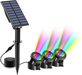 T-Sun Solar Pond Lights, 3 in 1 RGB