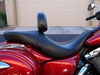 Grasshopper Limited Drivers Backrest for Kawasaki Vaquero American Made NON STUDDED Complete System Quick Release