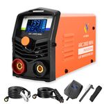 HITBOX 220V Mini ARC Welder 200D ARC Welding Machine Compact Stick Welder IGBT Digital Display LCD Hot Start ARC Force for Welding Working and Electric Working