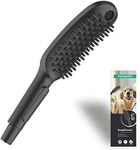 hansgrohe DogShower - shower head for dogs, dog shower with 3 sprays, peat shower with massage nozzles, matt black, 26640670