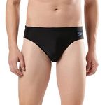 Speedo Men's Endurance Lycra Brief - Black & Bondi Blue