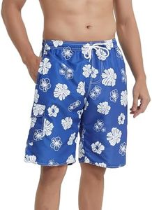 Srnede Mens Swim Trunks Swimming Trunks Swim Shorts Quick Dry 11 Inch with Mesh Lining Funny Swimwear Bathing Suits