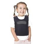 Weighted Vest for Kids with Sensory Issues(Ages 2-4, Small) – Weighted Compression Vest for Children with Autism, ADHD, SPD, Sensory Overload, Includes 2lb Removable Weights (Black)