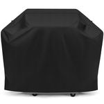 Unicook 60 Inch Grill Cover for Outdoor Grill, Unique UV Resistant Waterproof Vinyl with Polyester Lining, Durable BBQ Grill Cover for Weber Char-Broil Nexgrill and More Grills, Basic Version