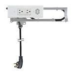 Docking Drawer Blade in-Drawer Outlet, Integrated Safety Shutoff, (2) 15 amp AC, White